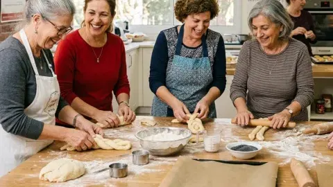 סדנת אפיית חלות ועוגיות ביתיות