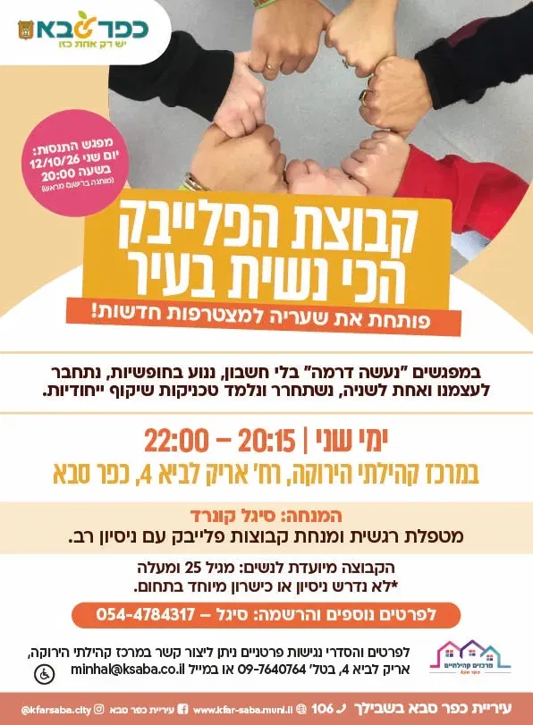 קבוצת תיאטרון פלייבק לנשים בירוקה